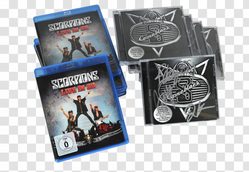 Blu-ray Disc Live 2011: Get Your Sting And Blackout Game DVD - Scorpions - Dvd Transparent PNG