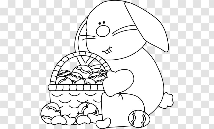 Easter Bunny Coloring Book Egg Child - Silhouette Transparent PNG
