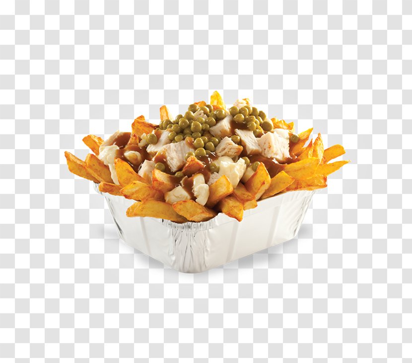 French Fries La Poutine Vegetarian Cuisine Recipe - France - Frit Hamburger Transparent PNG