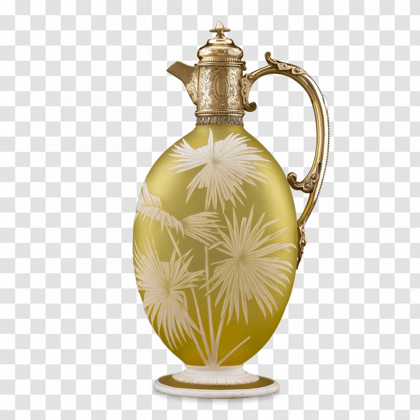 Vase Thomas Webb & Sons Jug Cameo Glass Art Nouveau - Barware Transparent PNG