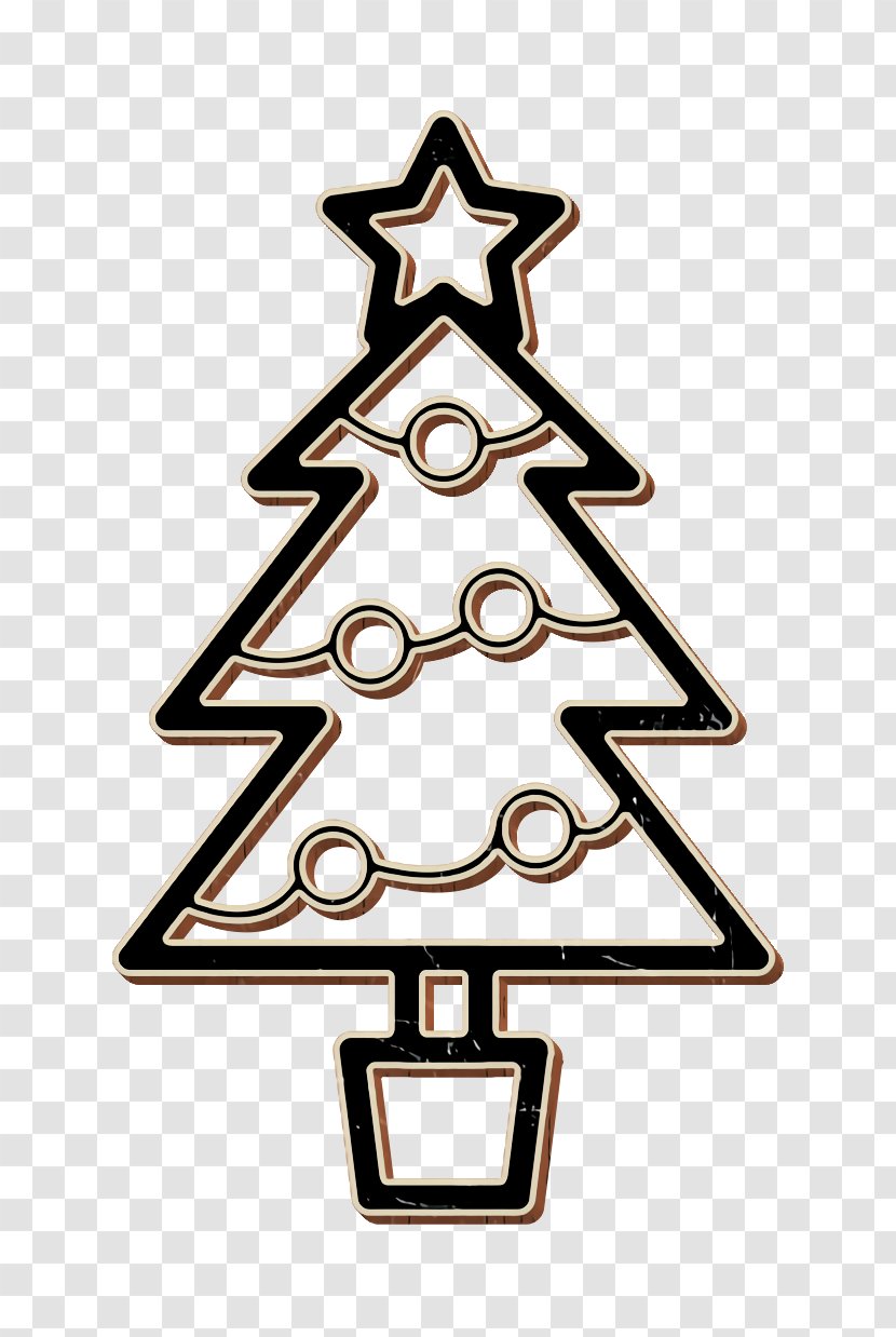 Christmas Tree Icon - Pine Family Symbol Transparent PNG