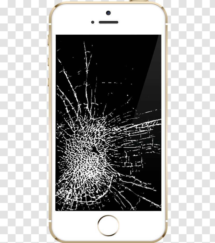 IPhone 5 Computer Apple Smartphone Touchscreen - Mobile Phones - Broken Ipad Transparent PNG