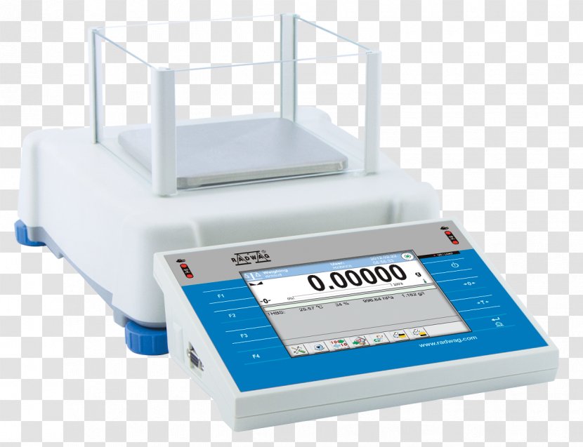 Measuring Scales Analytical Balance Accuracy And Precision Laboratory Radwag Balances - Weighing Scale Transparent PNG