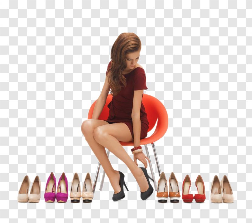 High-heeled Footwear Fashion Shoe Dress Wedge - Flower - Woman Wearing High Heels Transparent PNG