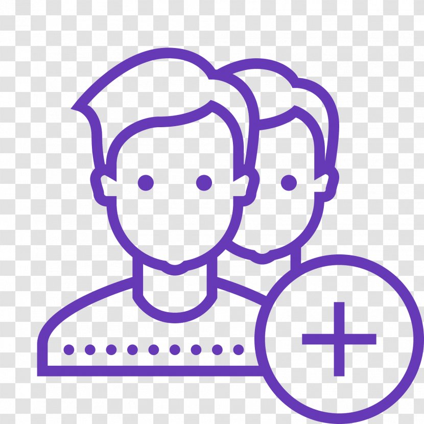 Icon Design Clip Art - Purple - White Man Transparent PNG