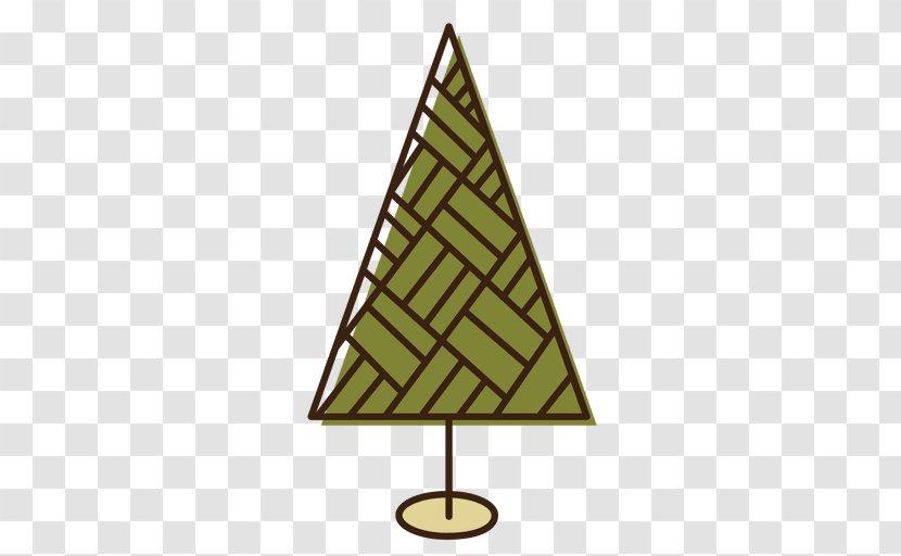 Christmas Tree Drawing Card - Triangle Transparent PNG