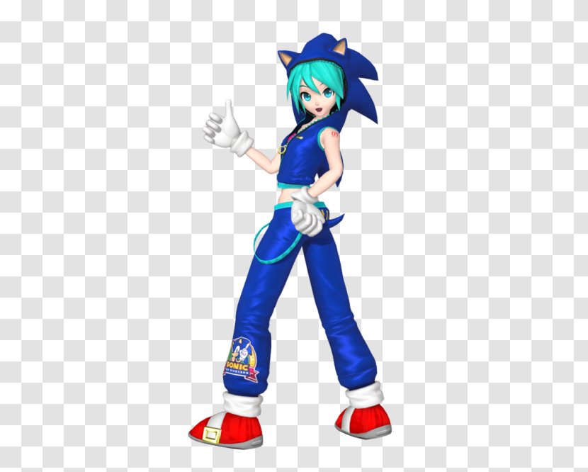 Hatsune Miku: Project Diva X Sega Vocaloid Sonic The Hedgehog - Miku Transparent PNG