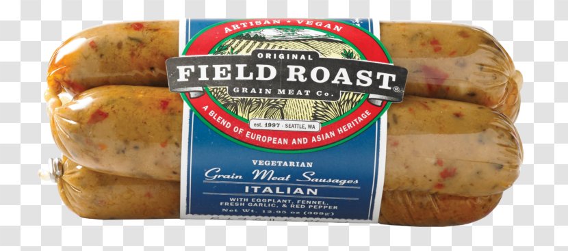 Vegetarian Cuisine Field Roast Grain Meat Co., Inc. Sausage Roasting - Bologna - Seasoning Mix Transparent PNG