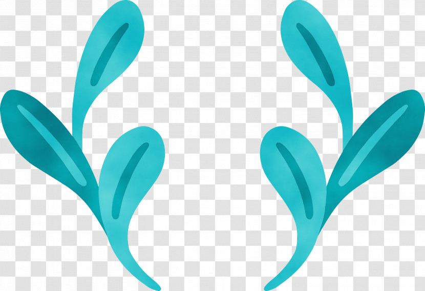 Logo Text Font Turquoise Leaf Transparent PNG
