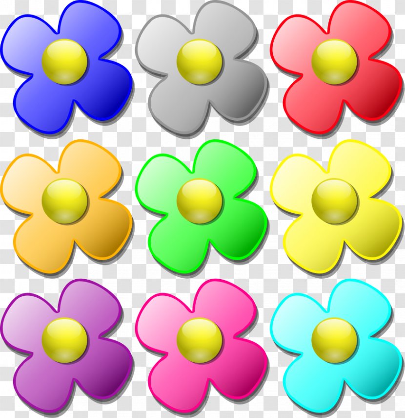 Flower Free Content Clip Art - Symmetry - Vector Flowers Transparent PNG