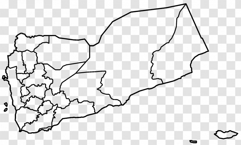 Al Mahrah Governorate Saada Dhamar Governorates Of Yemen Aden - White - Map Transparent PNG