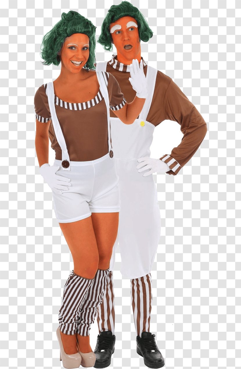 Willy Wonka Charlie And The Chocolate Factory Oompa Loompa Costume Party - Fancy Dress Transparent PNG