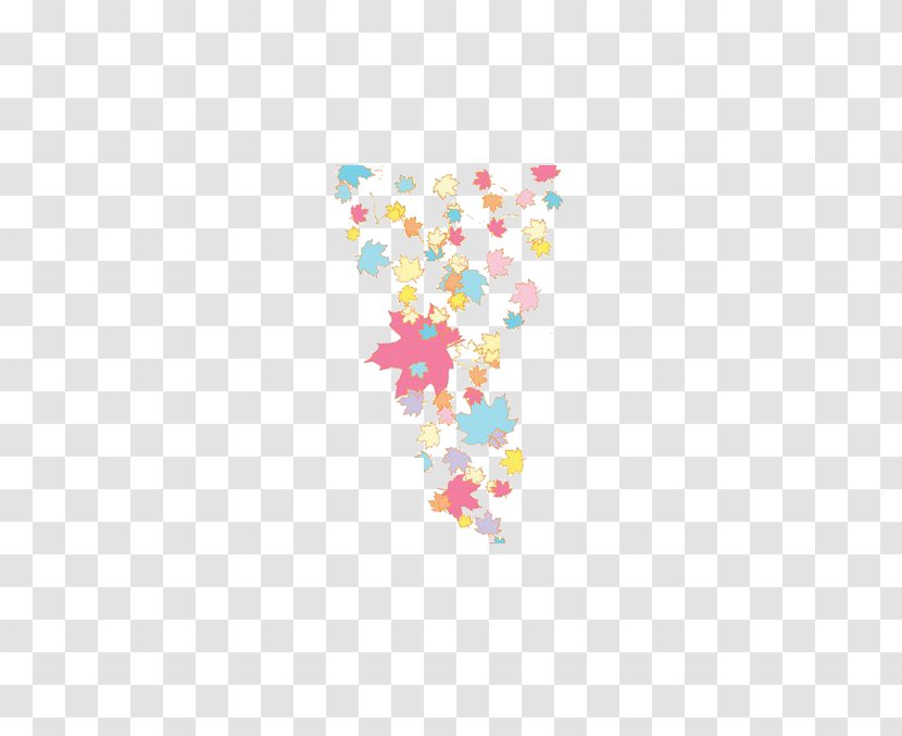 Maple Leaf Euclidean Vector - Point - Confetti Transparent PNG