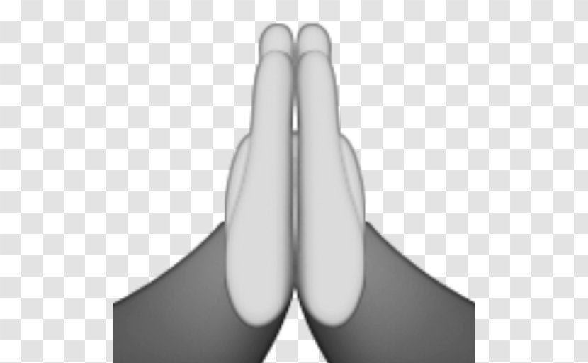 Praying Hands Emoji Prayer High Five Emoticon - Symbol Transparent PNG