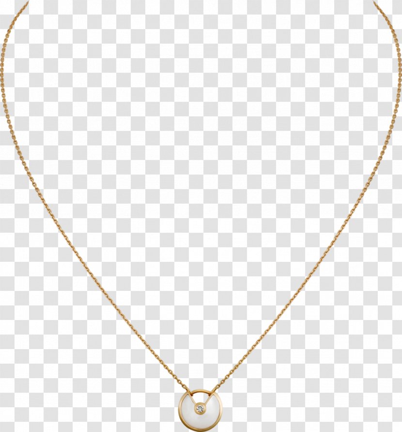 Material Body Piercing Jewellery - Cartier Gold Necklace Transparent PNG
