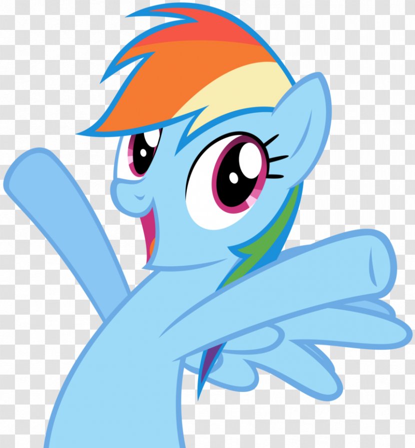 Rainbow Dash Clip Art - Cartoon Transparent PNG