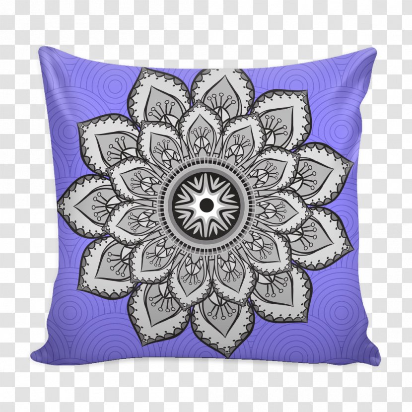 Mandala Symbol Graphic Design - Pillow - Sacred Lotus Transparent PNG