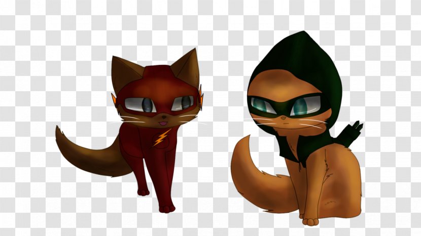 Cat Character Figurine Fiction Tail - Flash Vs Arrow Transparent PNG