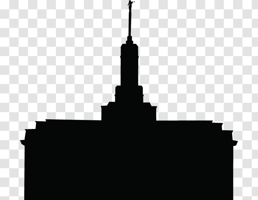 Salt Lake Temple Draper Utah Provo Mesa Arizona Logan - Church Silhouette Cliparts Transparent PNG