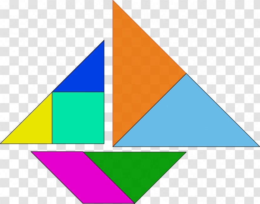 Tangram Puzzle Game Clip Art - Symmetry - Blocks Transparent PNG