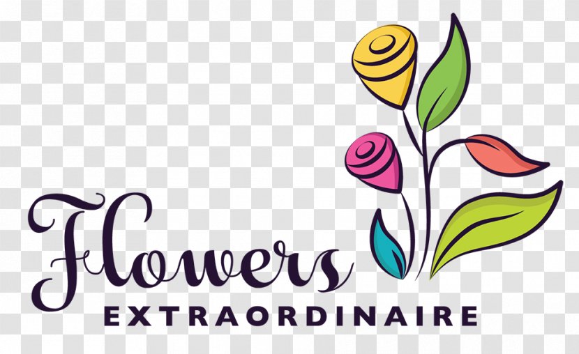 Flowers Extraordinaire Logo Floristry Floral Design - Flower Transparent PNG