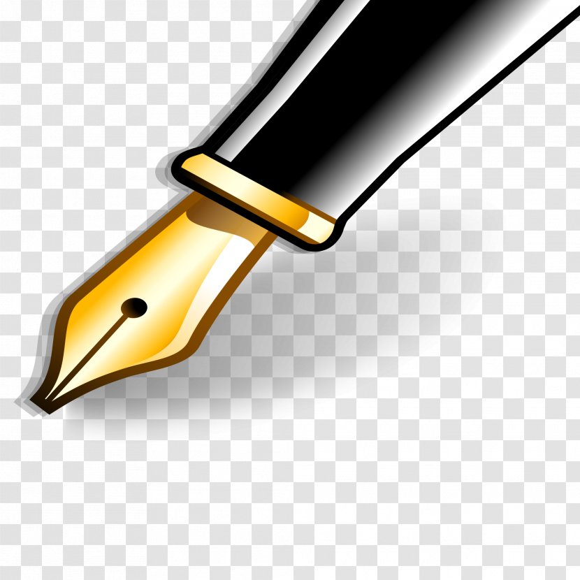 Fountain Pen Nuvola Free Software Clip Art - Dip - Gnu Lesser General Public License Transparent PNG