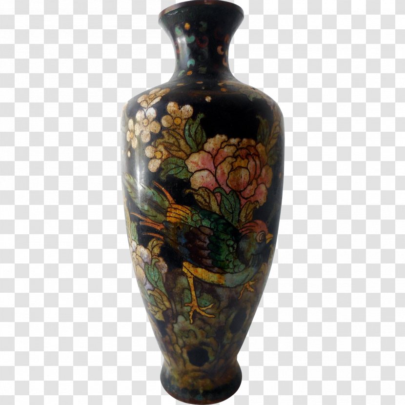 Vase Ming Dynasty Cloisonné Chinese Ceramics - Collectable Transparent PNG
