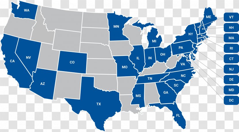Missouri U.S. State Slave States And Free Kansas Maine - United Of America Transparent PNG