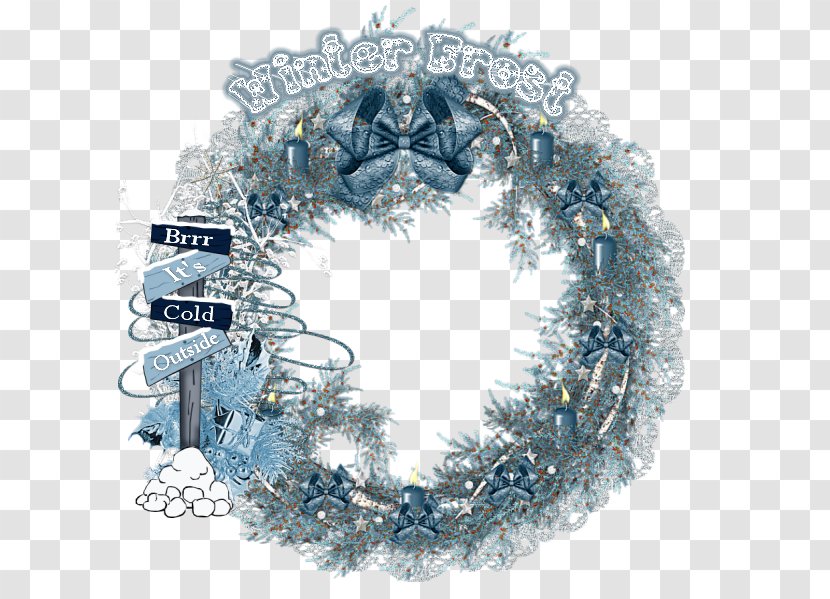 Winter Cluster Wreath Christmas - Decor - Modal Transparent PNG