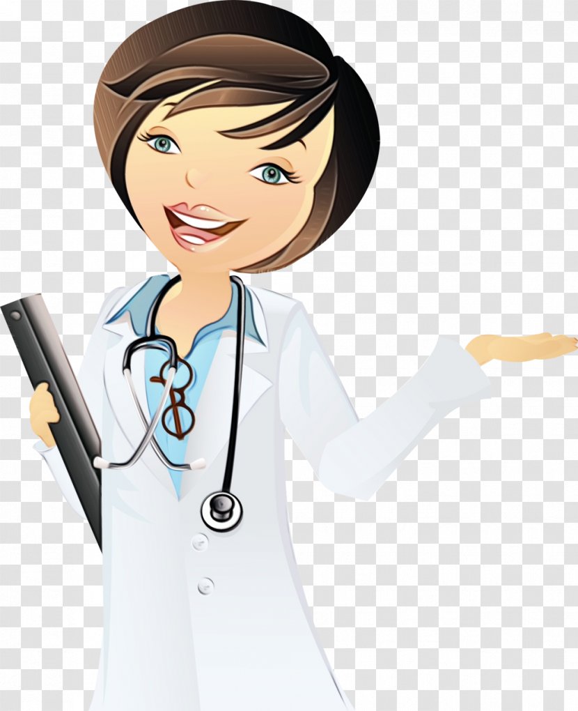 Clip Art Physician Medicine Cartoon - Nursing - Thumb Transparent PNG