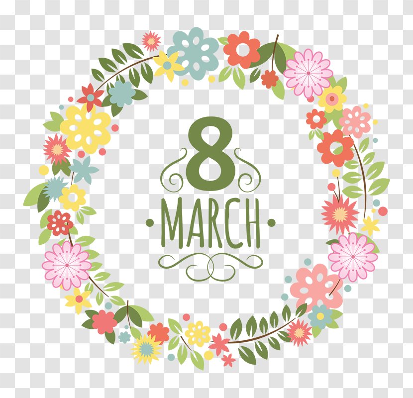 International Womens Day March 8 Woman Flower - Flowers VECTOR Transparent PNG