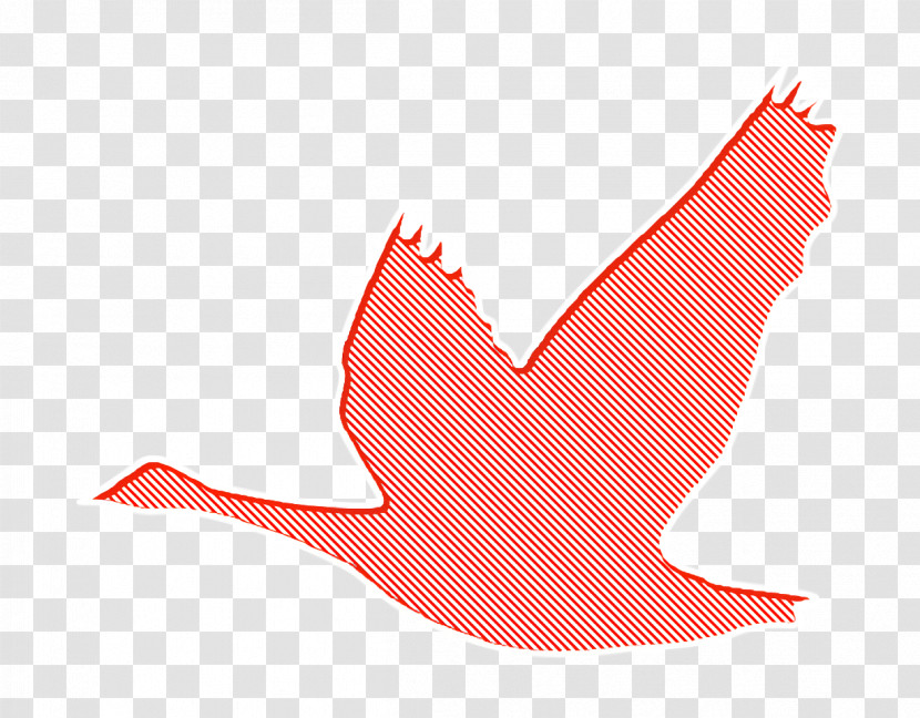 Goose Icon Birds Silhouette Icon Bird Icon Transparent PNG