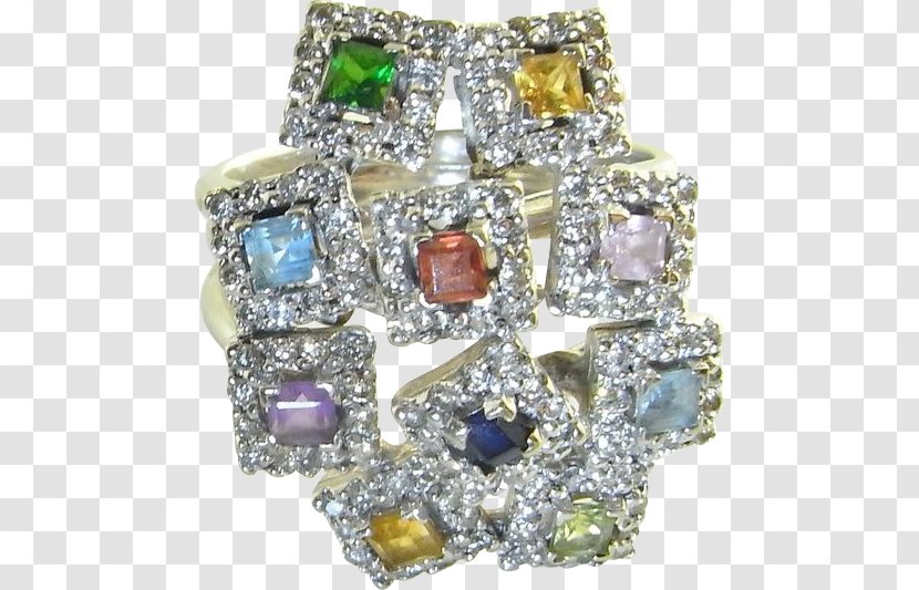 Ring Topaz Citrine Diamond Tourmaline - Blingbling Transparent PNG