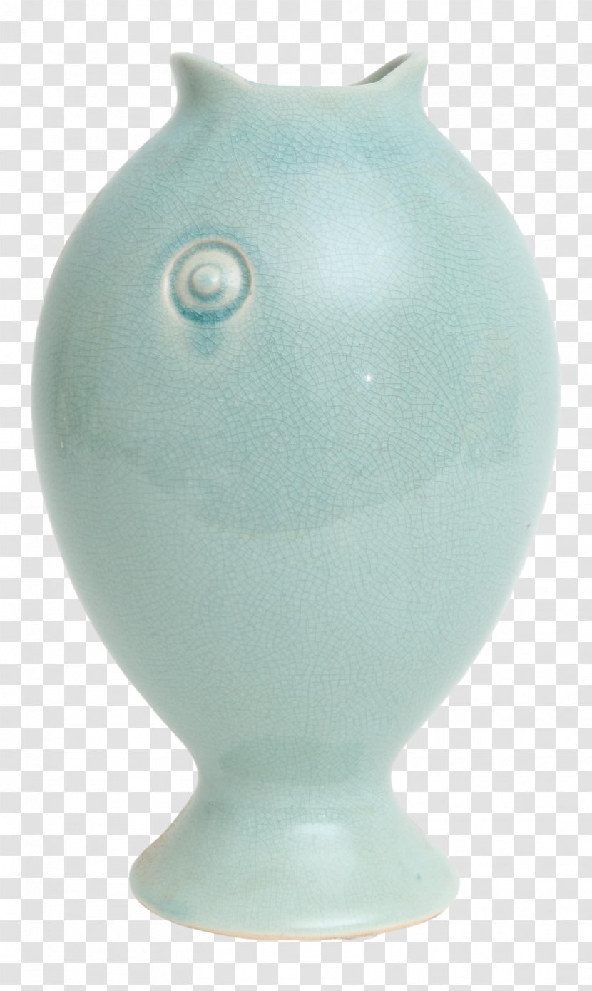 Ceramic Vase Turquoise - Artifact - Guanyin Manifestation Transparent PNG