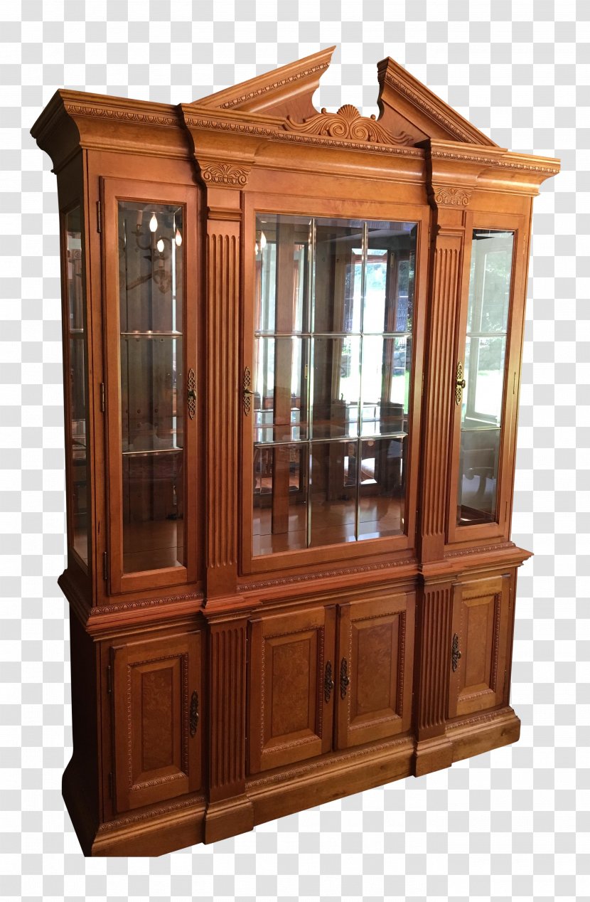 Cupboard Display Case Bookcase Wood Stain Door - Antique Transparent PNG
