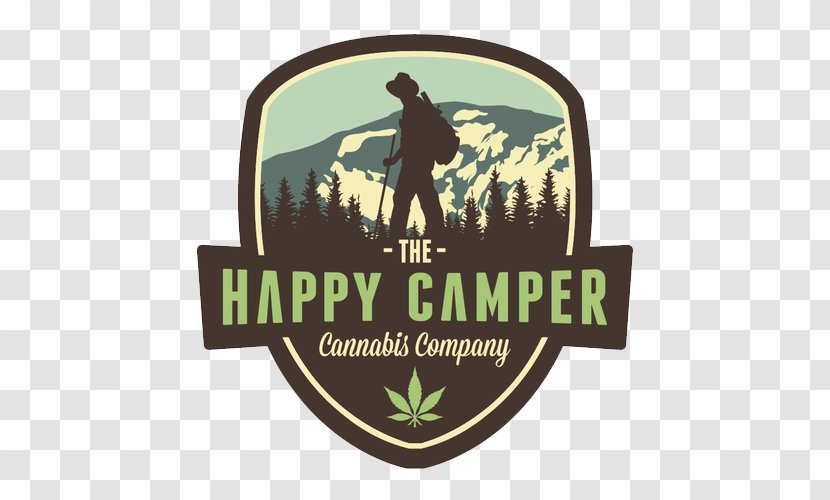 The Happy Camper Cannabis Company Shop Dispensary Medical - Label - Lucky Grass Transparent PNG