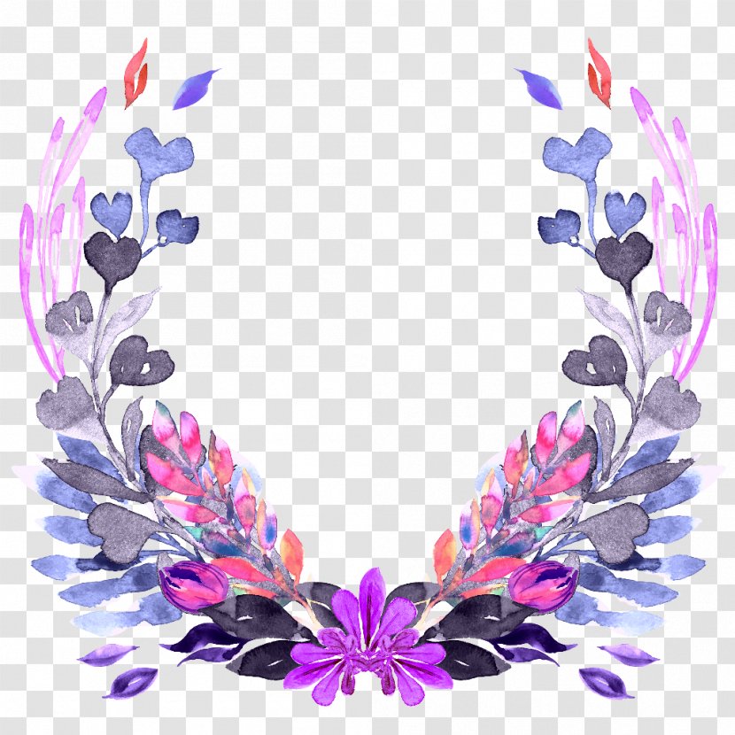 Wreath Flower Image Design - Leaf Transparent PNG