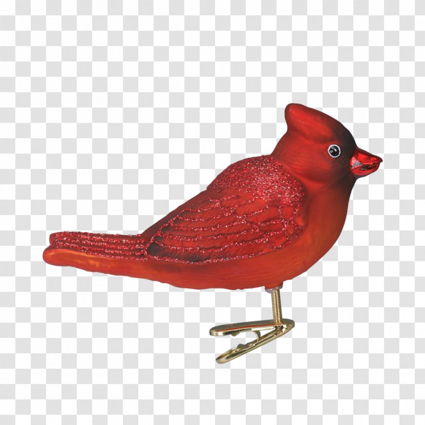 Northern Cardinal Bird Christmas Ornament Transparent PNG