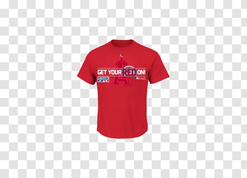 T-shirt Sleeve Polo Shirt Neckline Crew Neck - Brand - Anaheim Angels Transparent PNG