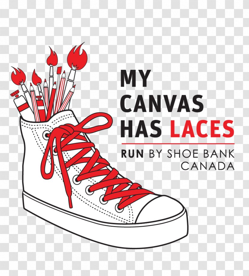 Shoe Bank Canada Sports Shoes My Canvas Has Laces Art Gala - Fundraising - Skechers Walking For Women Anchor Design Transparent PNG