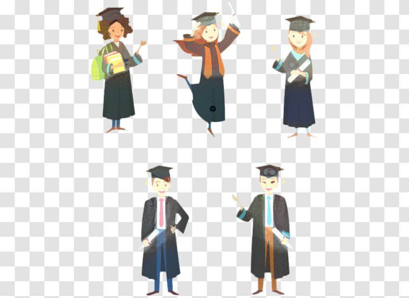 Graduation Background - School - Gesture Headgear Transparent PNG