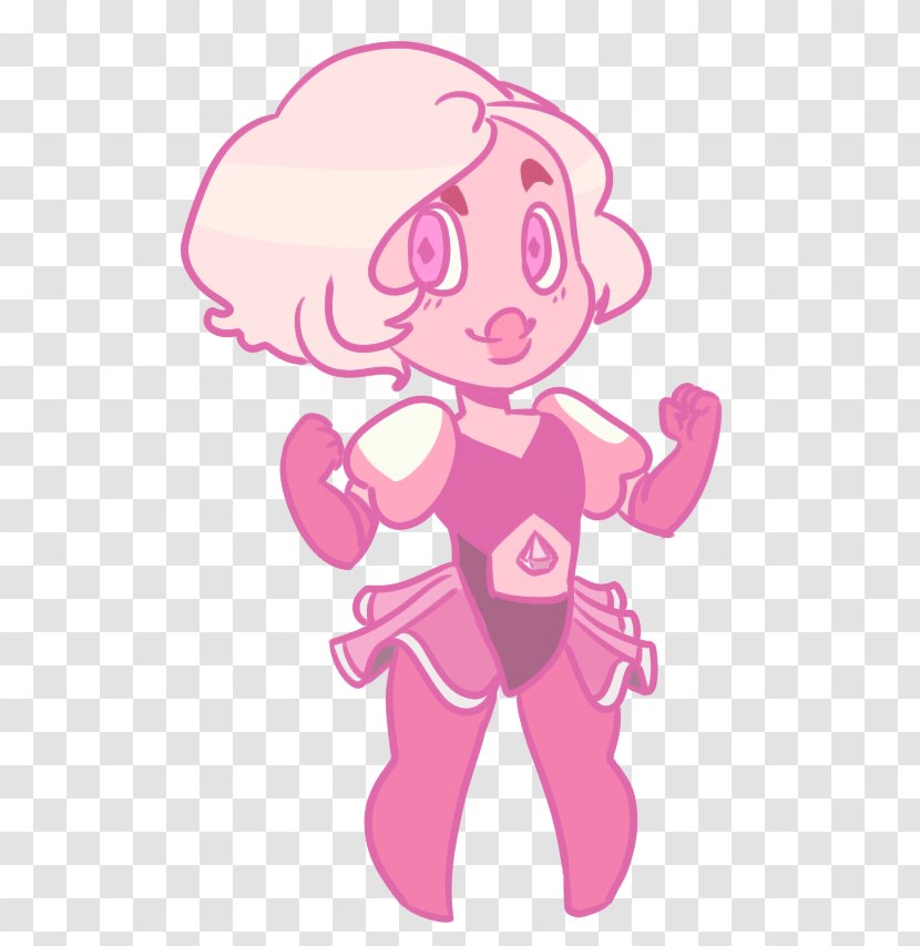 Pearl Pink Diamond Drawing Gemstone - Silhouette Transparent PNG
