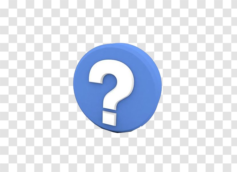 Question Mark Gift Information - Blue Mysterious Transparent PNG