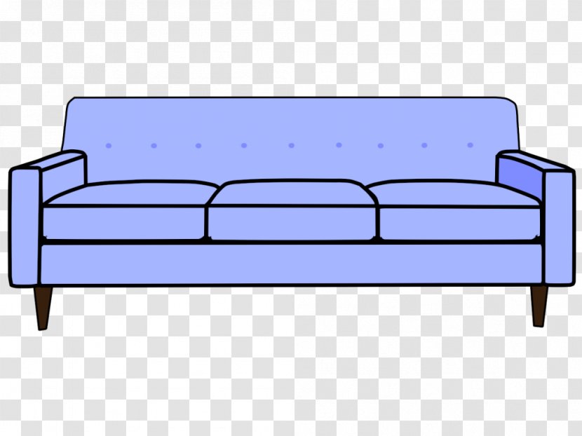 Couch Sofa Bed Clip Art - Outdoor Furniture - Top View Transparent PNG
