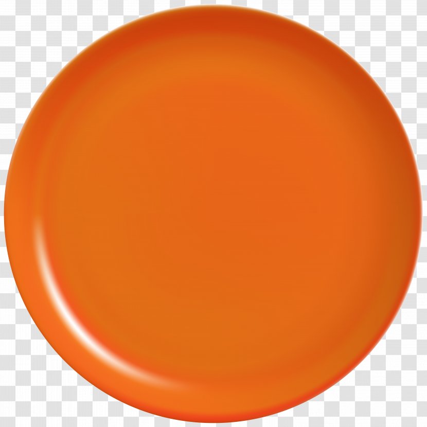 Plate Orange Clip Art - Bowl Transparent PNG