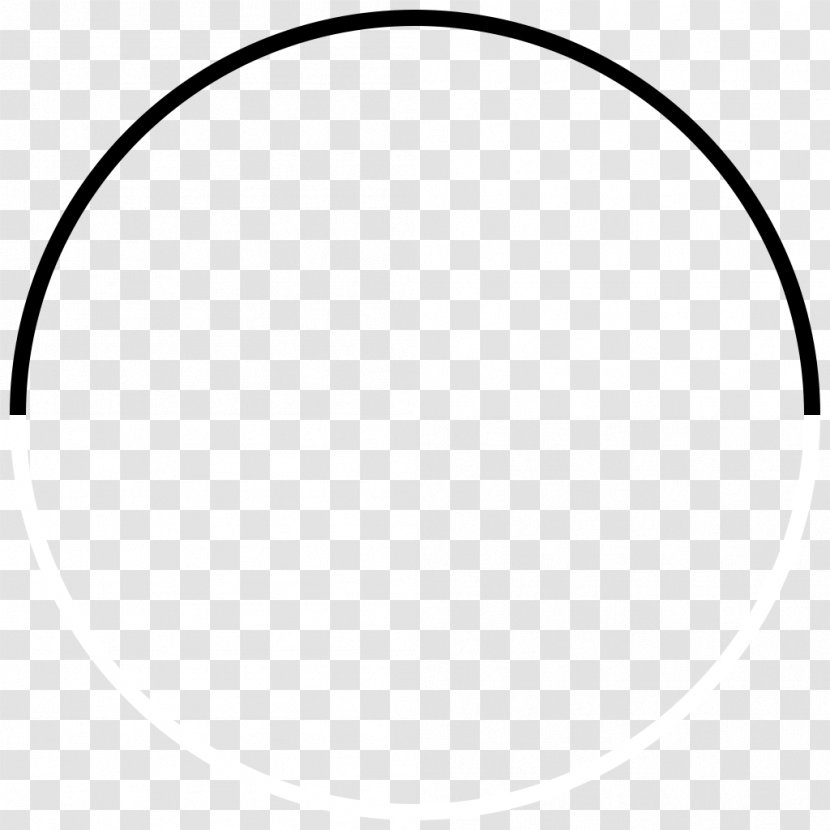 Clip Art - Black - Circle Transparent PNG