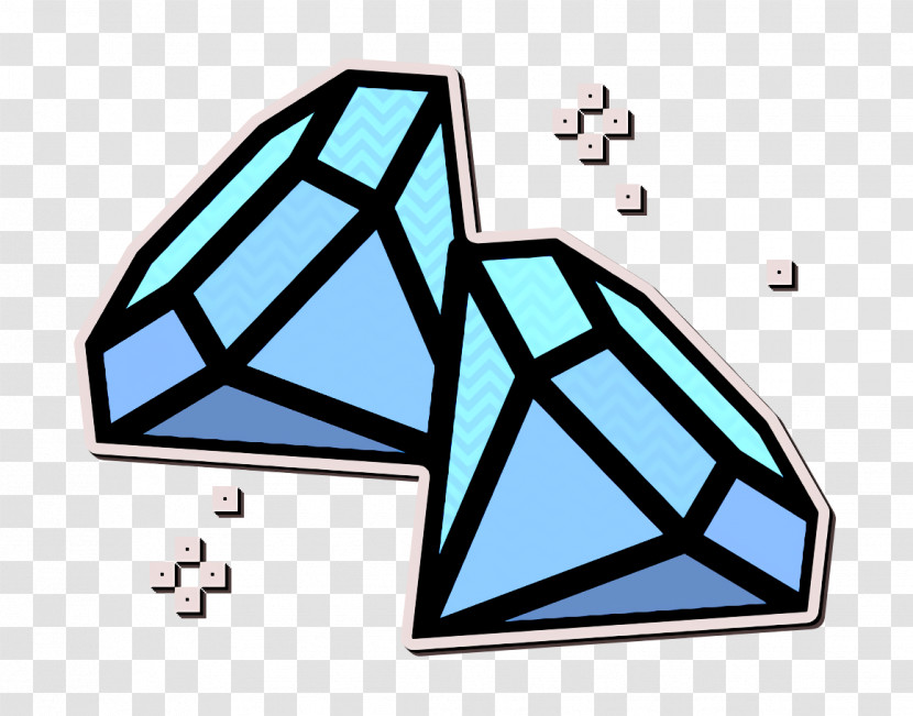 Diamond Icon Game Elements Icon Transparent PNG