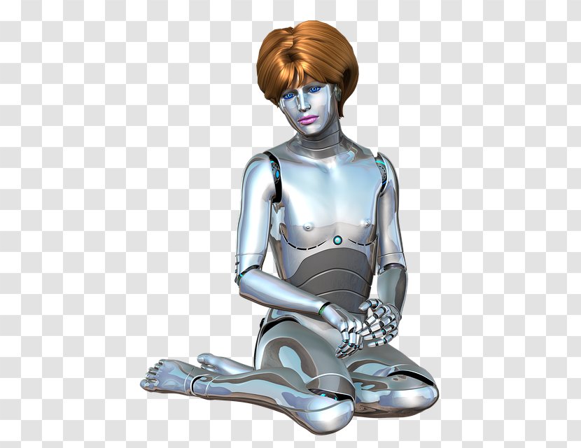 Robot Cyborg Gynoid Woman Android - Tree Transparent PNG
