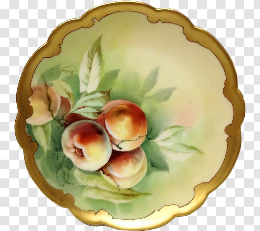 Plate Porcelain Limoges Pottery Tableware Transparent PNG