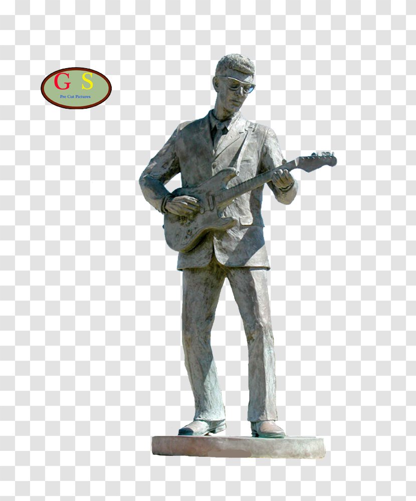 Statue Bronze Sculpture Figurine Buddy Holly Center - Monument - Bob Marley Jimi Hendrix Transparent PNG